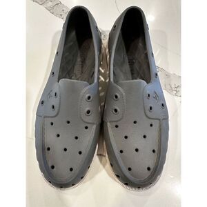 Sperry Authentic Original Float Boat Shoes Gray Men’s Sz 10 Women’s Sz 12